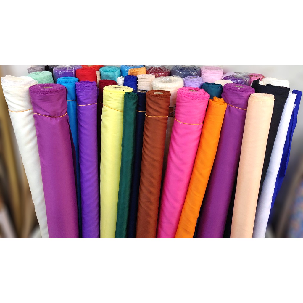 ??{DIY FABRICS} - Kain Pongee - 45" - BUATAN MALAYSIA