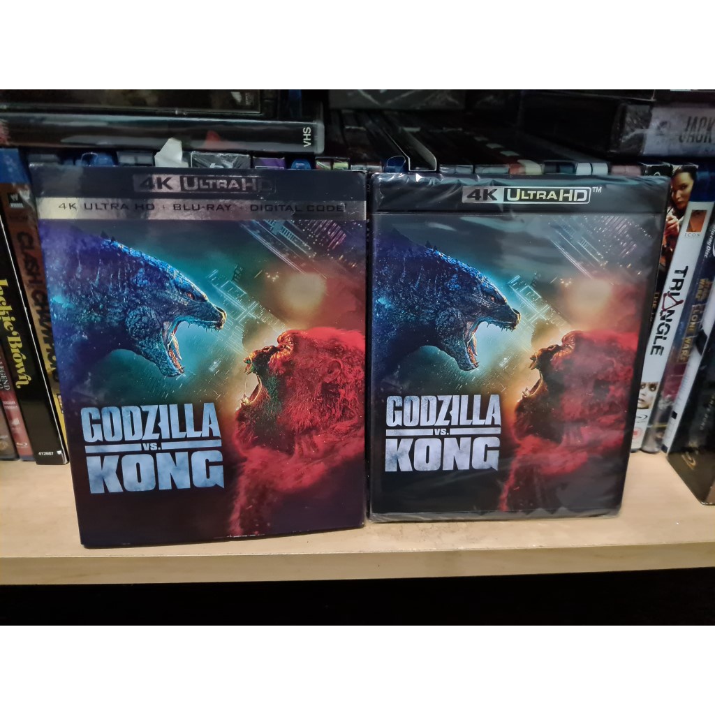 PRE ORDER GODZILLA VS KONG 4K BLU RAY + STD BLU RAY + DIGITAL NEW ...