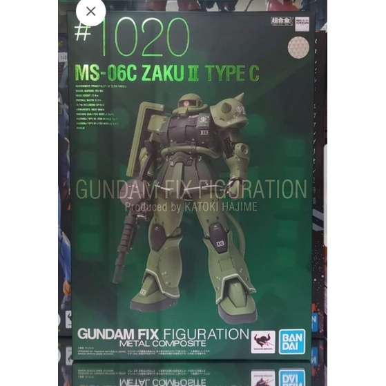 Bandai Gundam Fix Figuration Metal Composite GFFMC #1020 MS-06C ZAKU II ...