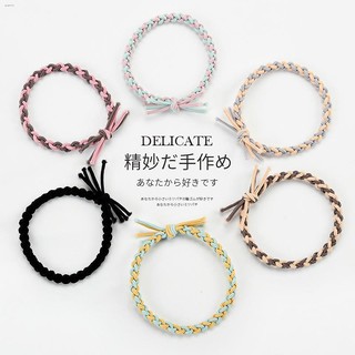 COD Hair accessories Korean version of net red ins Hair rope womens simple temperament, cute, small and fresh, Sen tie hair rope hair tie 2019 new rubber band
