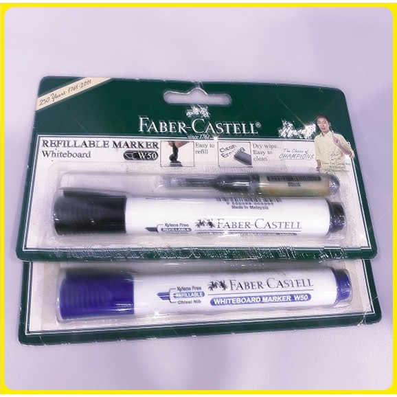 Faber Castell Whiteboard Refillable Marker W50 / W20 with Refill