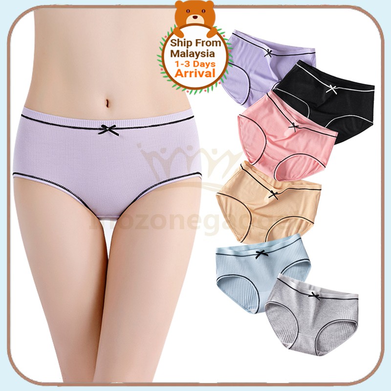 Womens Panties Cotton Seluar Dalam Wanita Colourful Women Panties