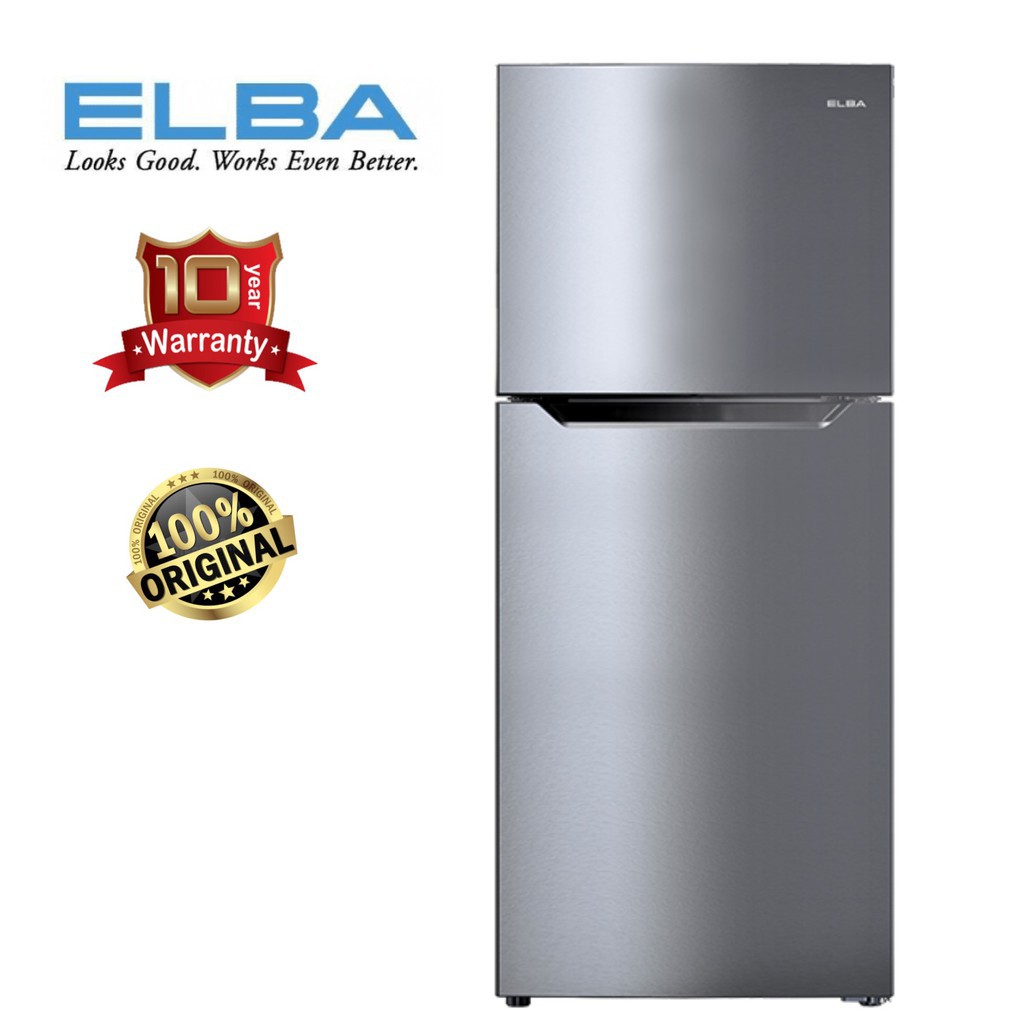 Elba Italy Erg2521 Sv 250l 2 Door Refrigerator Shopee Malaysia