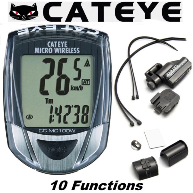 cateye micro wireless bike computer