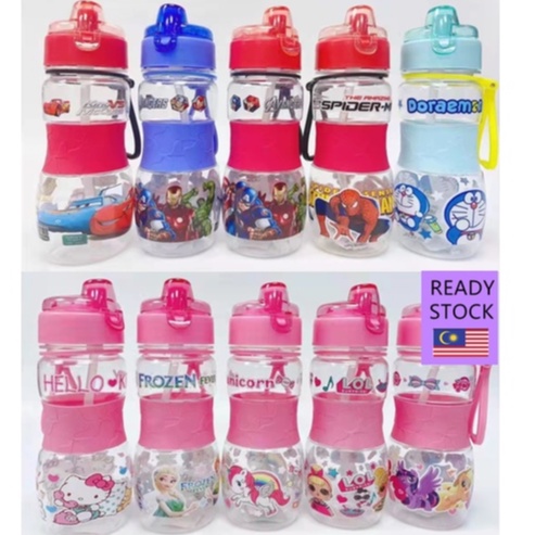 💖READY STOCK💖400ML Botol Air Kanak-kanak,Kids Drinking Bottle,Tali ...