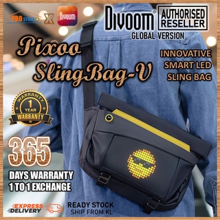 [READY STOCK] DIVOOM PIXOO SLING BAG V GLOBAL VERSION - INNOVATIVE SMART  LED PIXOO SLINGBAG V