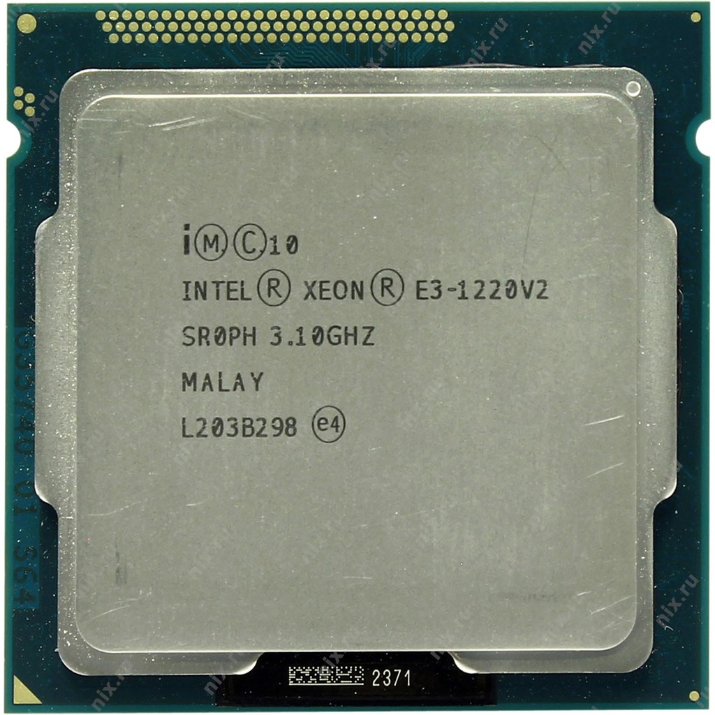Intel Xeon 12v2 Processor Used With Out Fan Shopee Malaysia