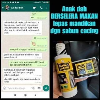 Sabun Cacing Susuk Manja menaikkan selera makan anak anda 