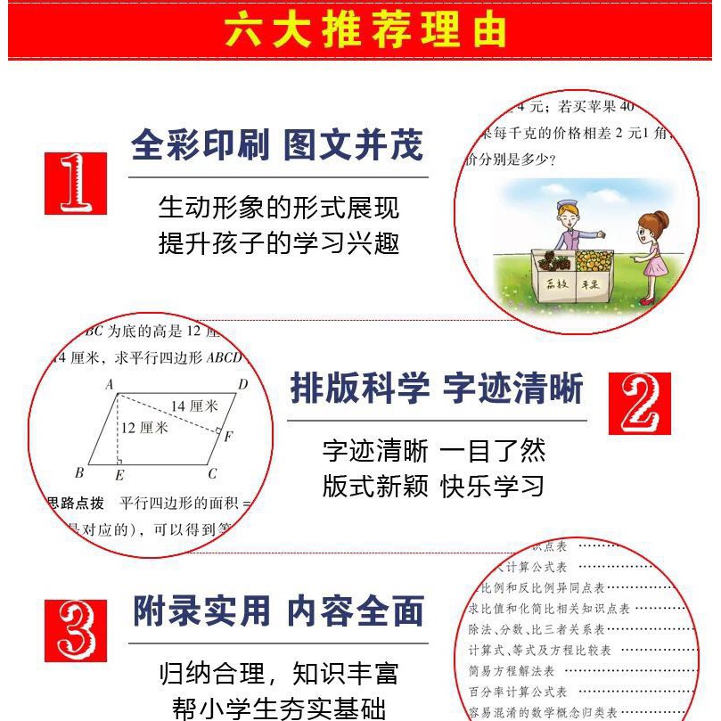 现货 7363 小学数学公式定律全解词典 彩图版 Primary School Mathematics Dictionary Book Shopee Malaysia