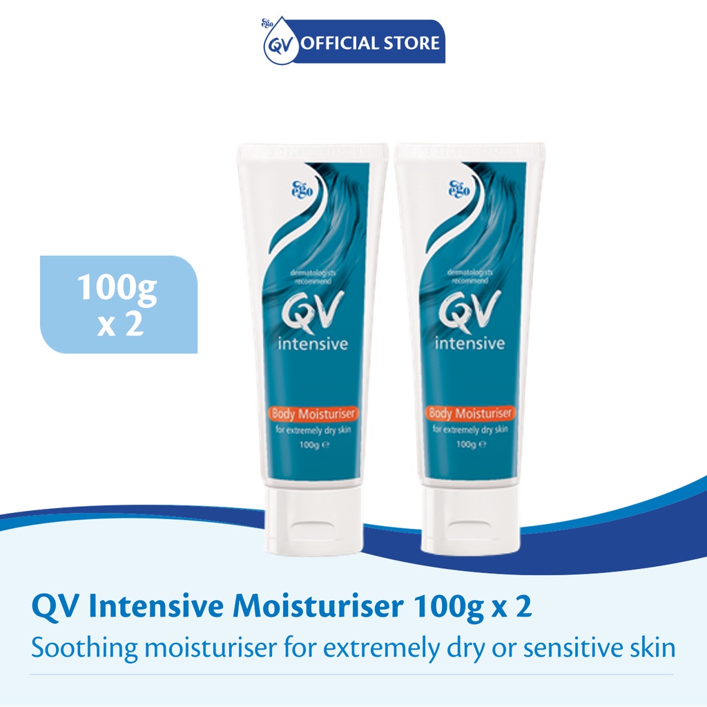 [Bundle Set] QV Intensive Body Moisturiser 100g x 2 Skin Repair
