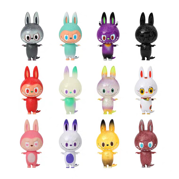 POPMART LABUBU THE MONSTERS MINI FIGURE ZIMOMO COLLECTION 3 X 泡泡