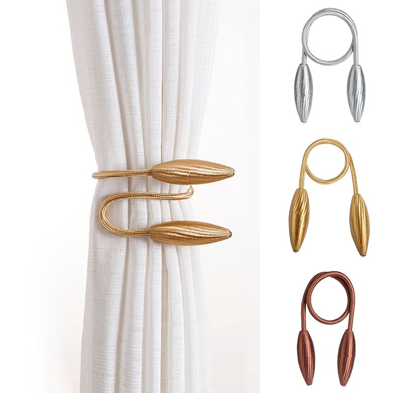 Yidea Magnetic Curtain Tiebacks Curtain Tie Rings Curtain Rope