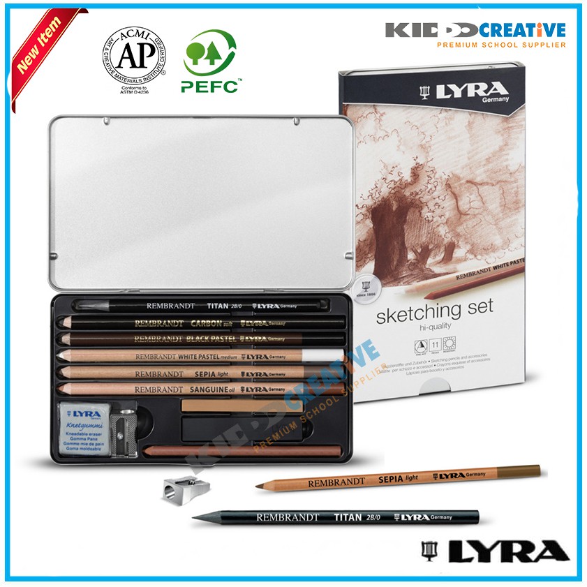 Lyra REMBRANDT PENCIL SKETCHING SET | Shopee Malaysia