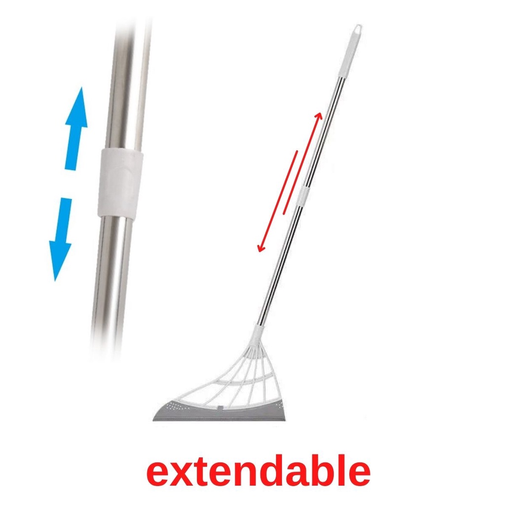 5in1 Wet & Dry Cleaning Broom Multipurpose Non-Stick Floor Sweeper Bathroom Penyapu Habuk Bilik Air Tumpah
