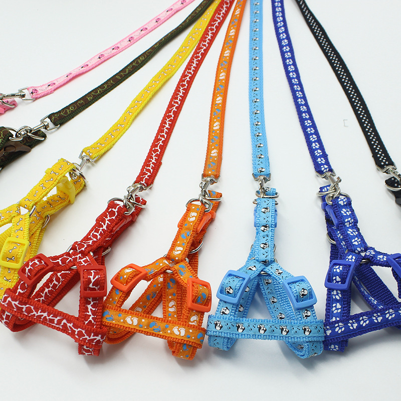 Pet Dog Harness Adjustable Pet Leashes Puppy Collar for Small Dogs Cat Harness Medium Dog Accessories Outdoor Walk Pet Supplies