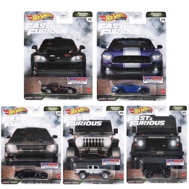 Hot Wheels Fast and Furious Furious Fleet Shopee Malaysia