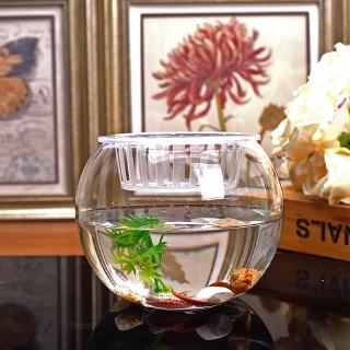 Simplelove Round Transparent Crystal Glass Bowl Clear Sphere