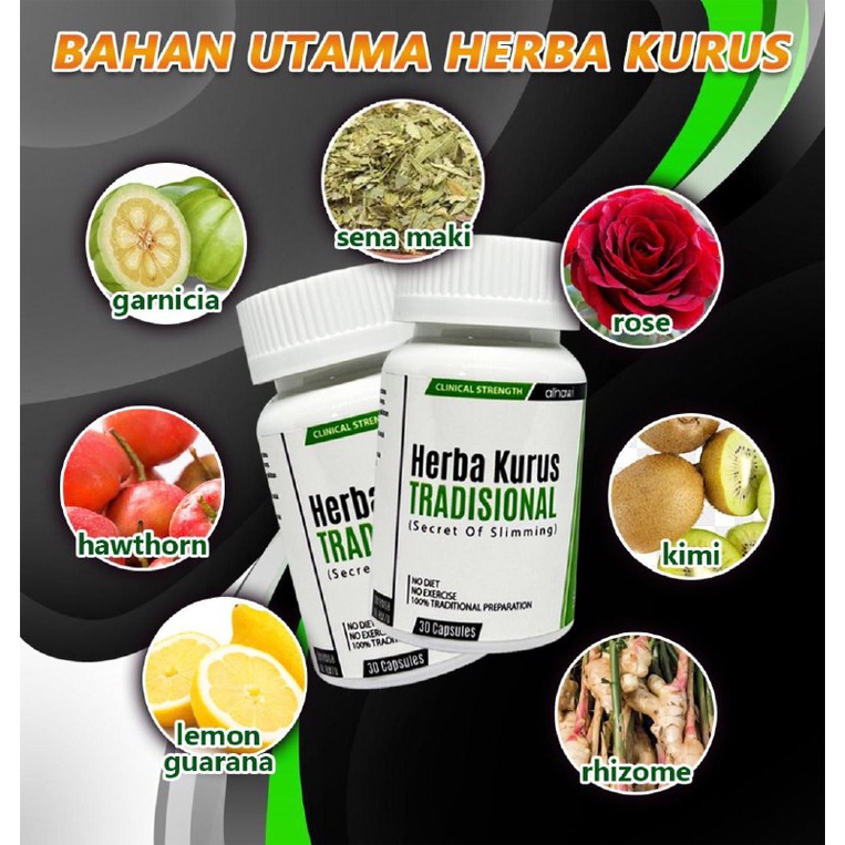 [[ready Stock]] Herba Kurus Tradisi Original Hq Hkt Shopee Malaysia