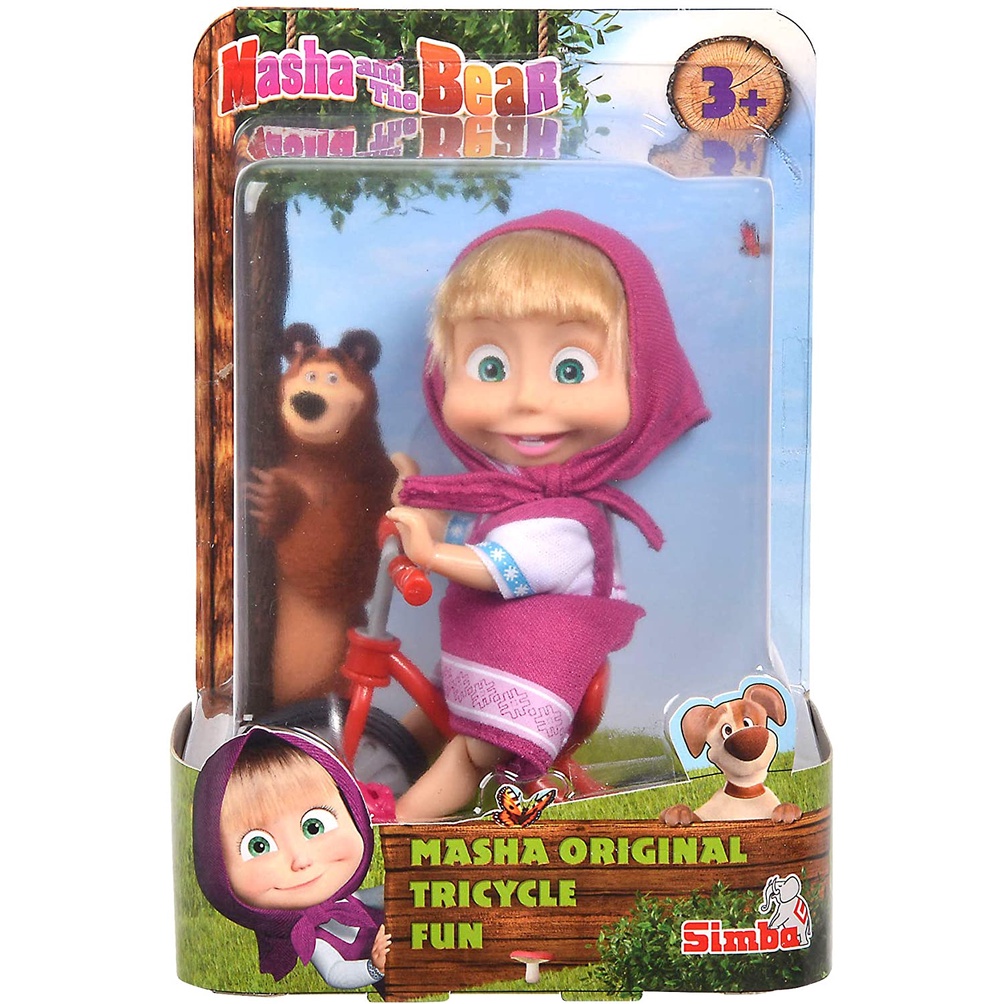 Masha and The Bear Masha Original Tricycle Fun Doll | Shopee Malaysia