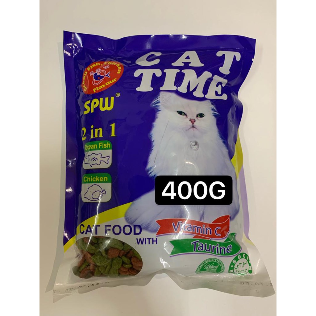 Makanan Kucing Murah 400g CAT TIME  Shopee Malaysia