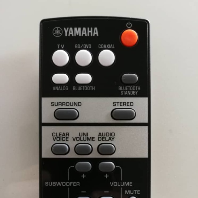 Yamaha Sound Bar Remote Control FSR66 ZJ78750 Shopee Malaysia