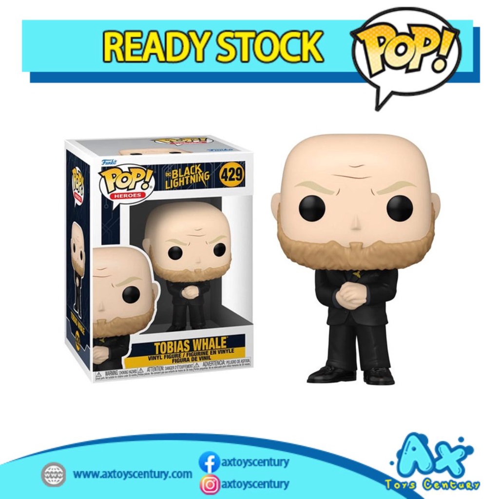 Funko Pop! Heroes: Black Lightning - Tobias Whale #429 100% Genuine