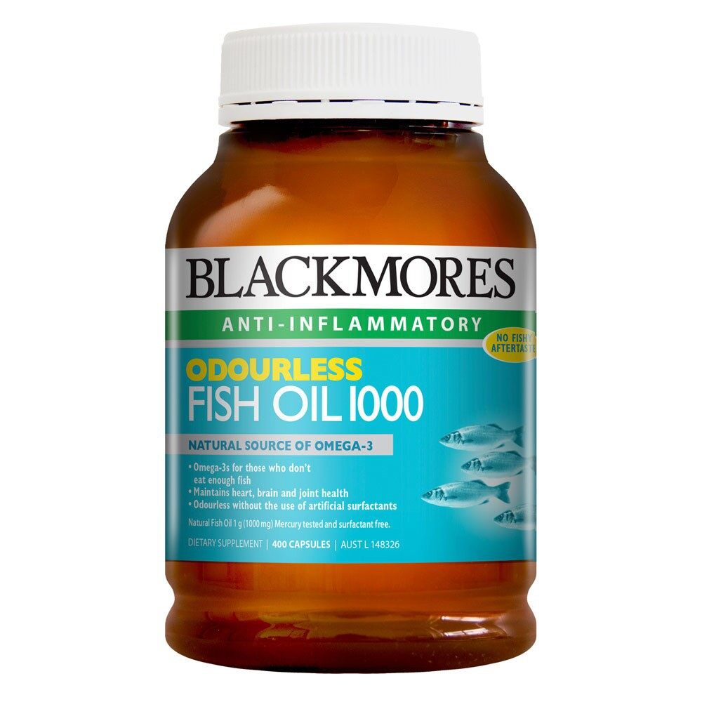 BLACKMORES "Odorless" Fish Oil 1000mg (200 Capsules) Shopee Malaysia