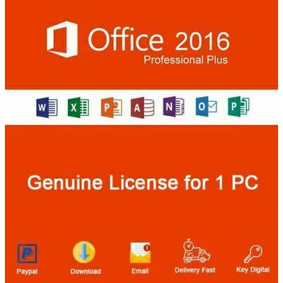 Microsoft Office 2016 Professional Plus Full Version 32 64bit Key Pro Shopee Malaysia