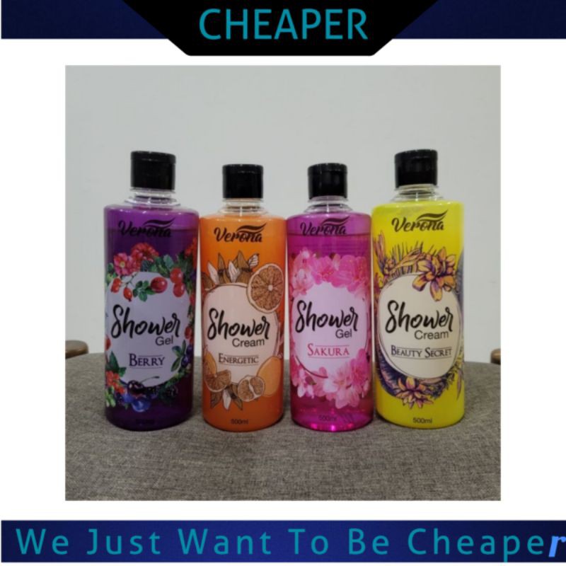 Verona Premium Shower Gel / Sabun Mandian Wangi (500ml) - (Terus Kilang ...