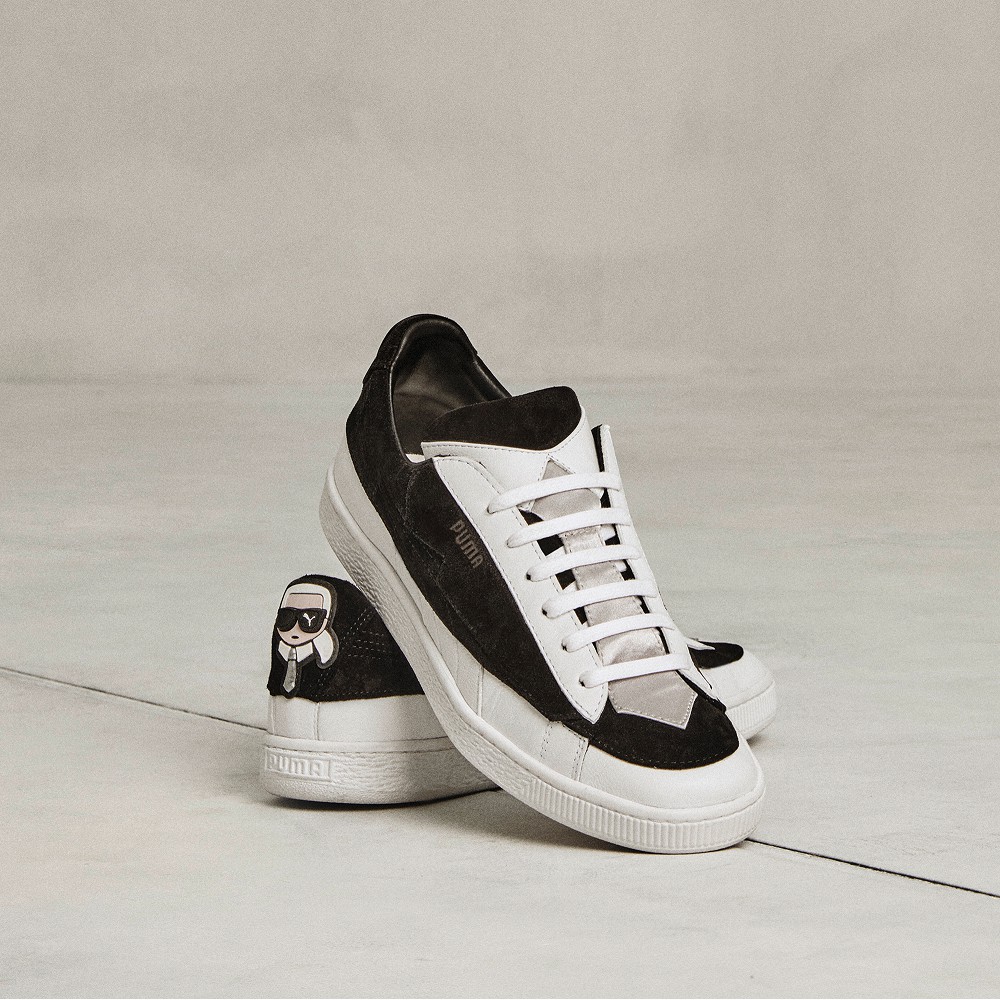 Karl Lagerfeld x Puma Suede Classic Black | Shopee Malaysia