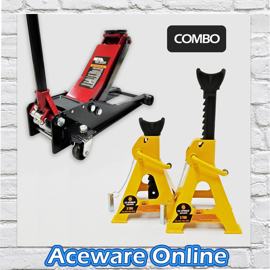 New Combo Double Pin Safety Lock 3 Ton Jack Stand 3 Ton Ultra