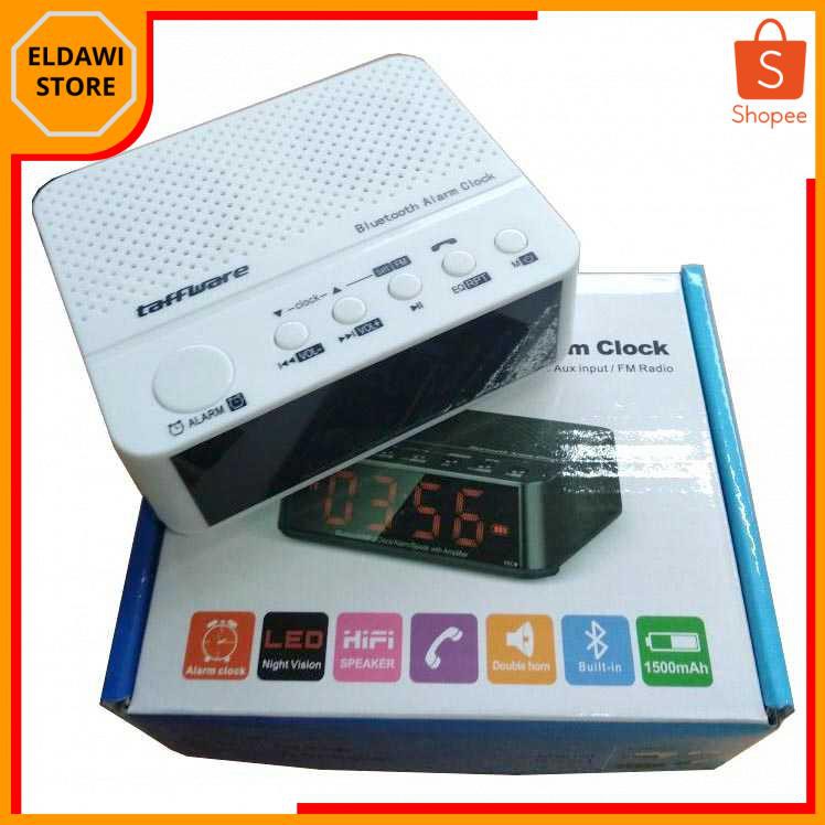 taffware bluetooth alarm clock