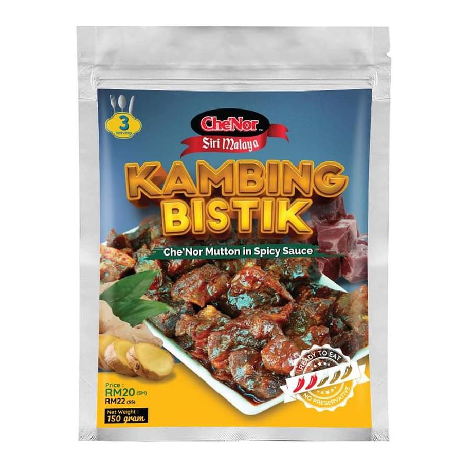 Tebaru Siri Malaya Che Nor Daging Wira Daging Ungkep Bistik Kambing Kuah Kacang Ayam Shopee Malaysia