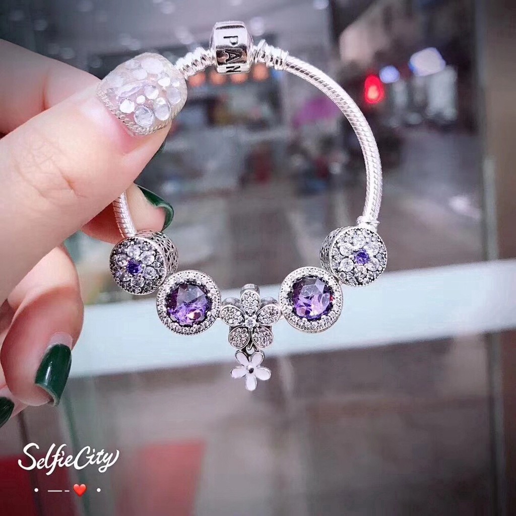 pandora purple charms