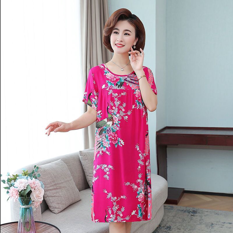 cotton dresses for elderly ladies