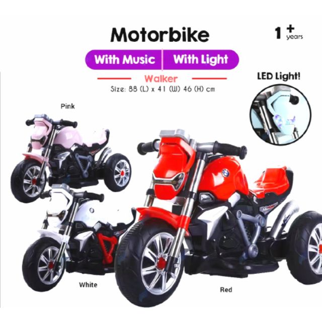 baby ride on motorbike