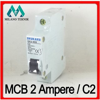 Mcb 2a 2 Ampere / C2 1 Phase | Shopee Malaysia