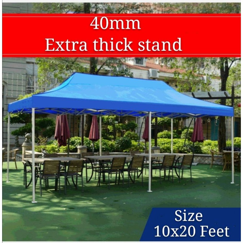 KT 10X20 FT 3X6M HEAVY DUTY FOLDING CANOPY TENT kanopi bazar pasar MALAM KHEMAH