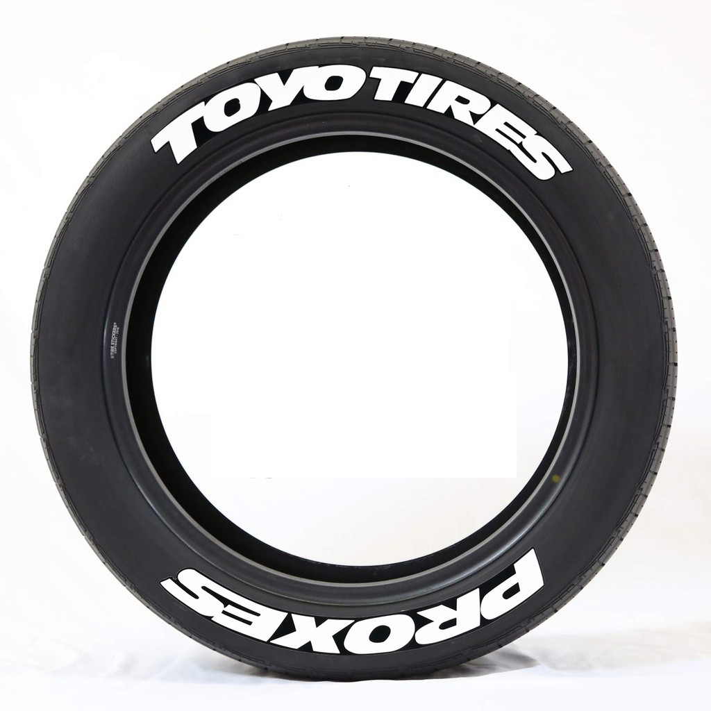 Toyo Tires Proxes Universal Personality Car Sticker Tire Sticker Wheel Sticker Motorcycle 3d English Letter Shopee Malaysia