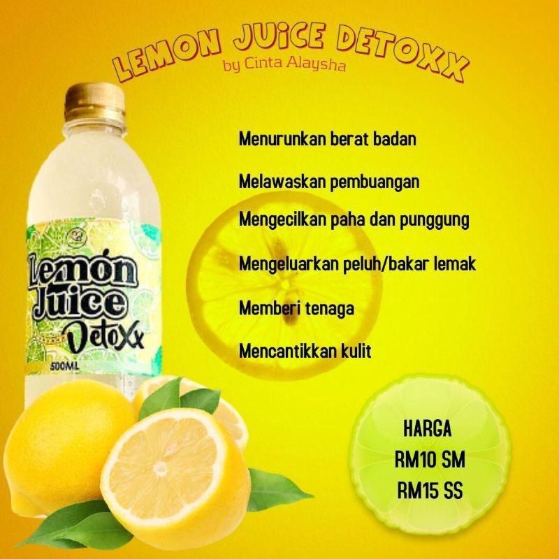 Lemon Juice Detox (500ml) Shopee Malaysia