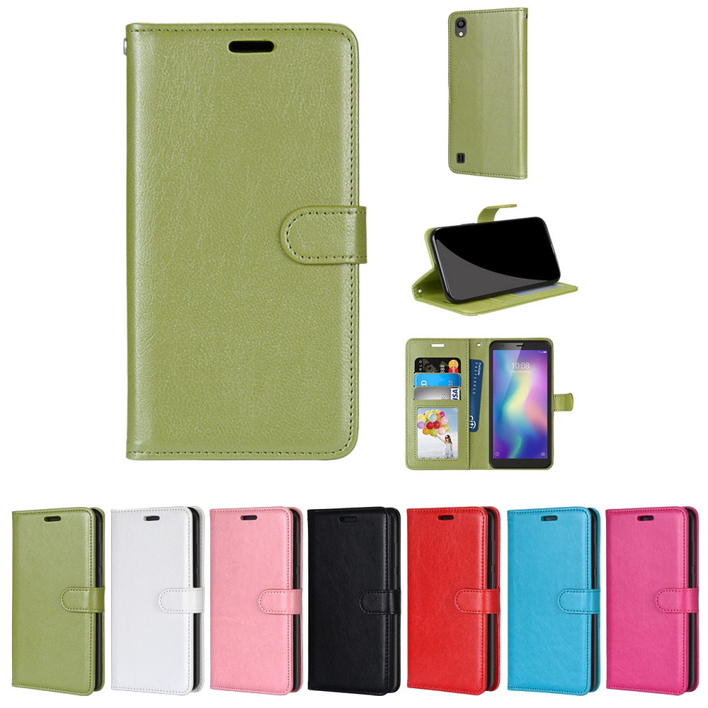 Pu Leather Flip Cover For Zte Blade A3 A5 19 s L8 Smart Case Wallet Cover For Zte Blade V9 V10 Vita V10 Cover Funda Shopee Malaysia