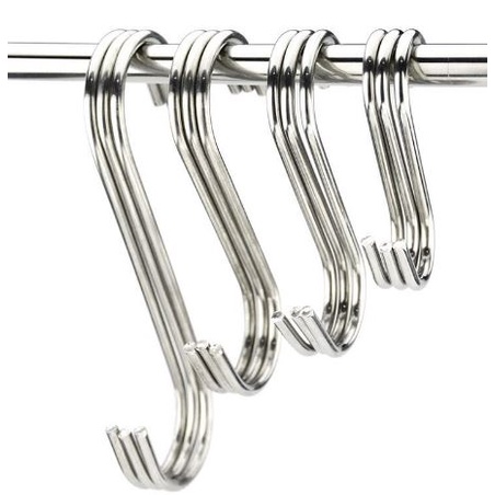 (HK2) Stainless Steel S Hook / S Shape Hook / Pengantung S / Penyangkut ...