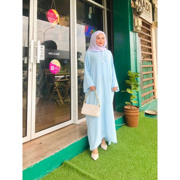 Kaftan Lengan Panjang Ironless Kaftan Muslimah Kaftan Viral Shopee Malaysia