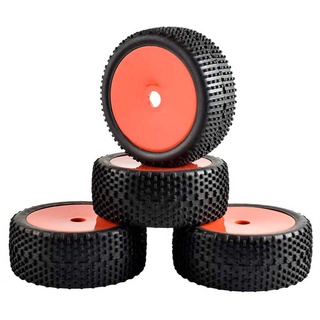 RC 4pcs Sponge Liner Tyre Tires & Wheel Rim Fit HSP 1:8 Off-Road Buggy 86R-802