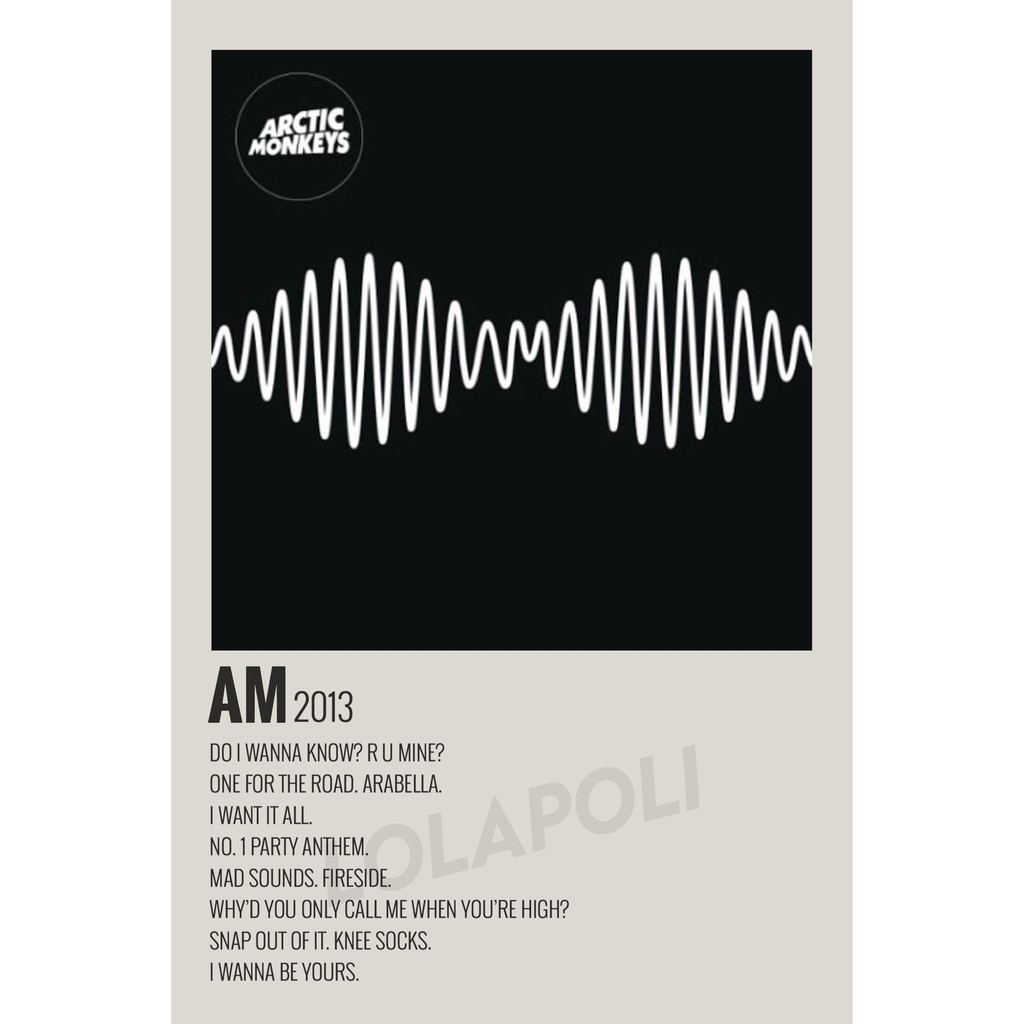 Poster Cover Album Am - Arctic Monkeys | Shopee Malaysia