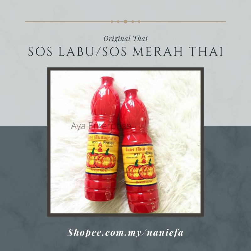 Sos Labu Merah Sos Tomato Thai