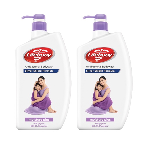 Lifebuoy Antibacterial Shower Gel Body Wash [2's x5️⃣0️⃣0️⃣ML]-Vita Protect/Moisture Plus/Total10/Cool Fresh/Lemon Fresh