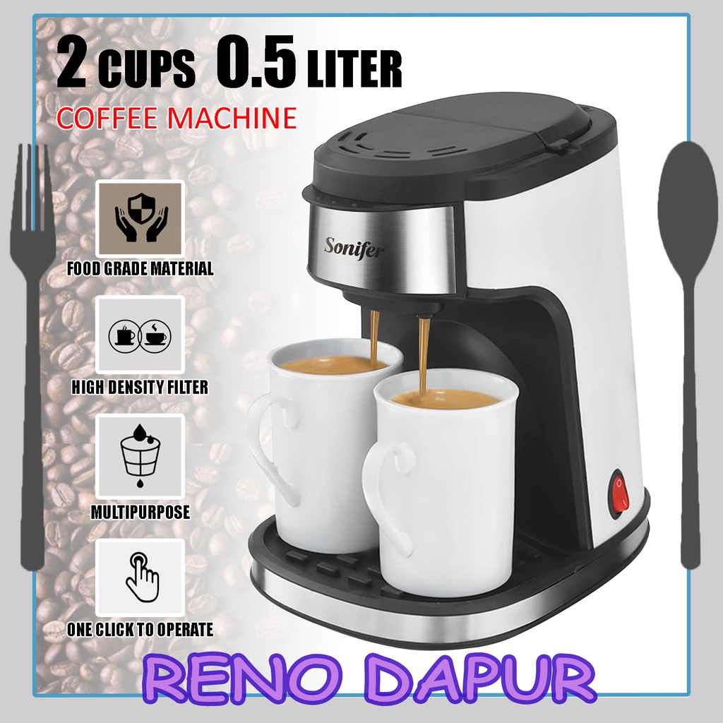 COFFEE MACHINE Mini Coffee Maker Drip Coffee Maker Tea Maker Portable Home office Mesin Kopi Brewing Machine 滴漏咖啡机