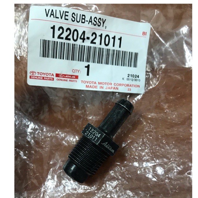 ORIGINAL TOYOTA VIOS NCP42 NCP93 PRIUS YARIS VENTILATION PCV VALVE