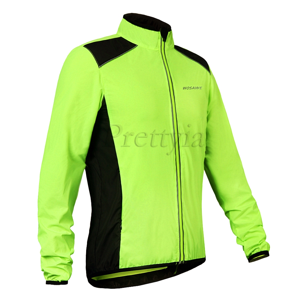 reflective waterproof cycling jacket